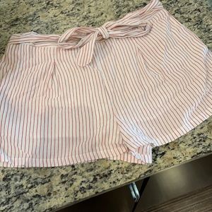 Skies Are Blue Striped Shorts